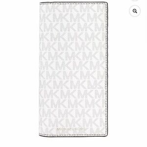 MICHAEL KORS MEN'S COOPER Flap Wallet Large MK Signature NEW